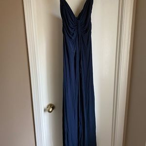 Dark blue maxi dress